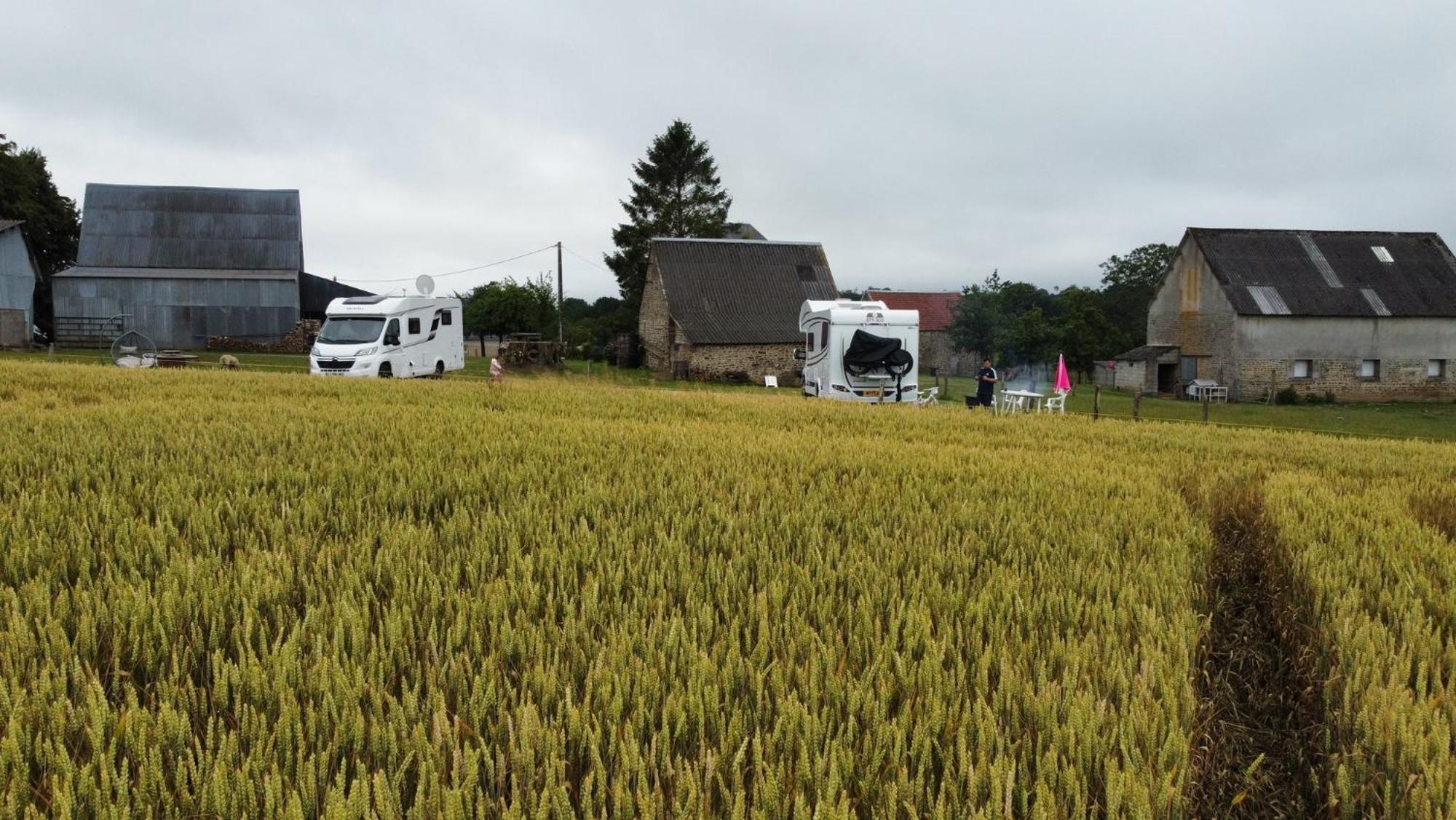 La Billardiere Camping A La Ferme Le Menil-Ciboult 外观 照片